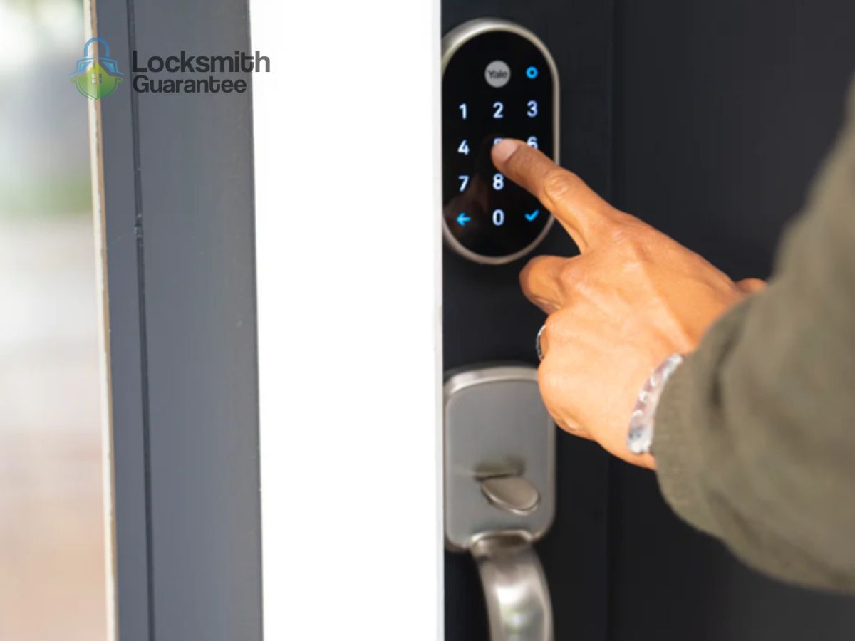Residential keyless entry lock replacement in Annapolis MD